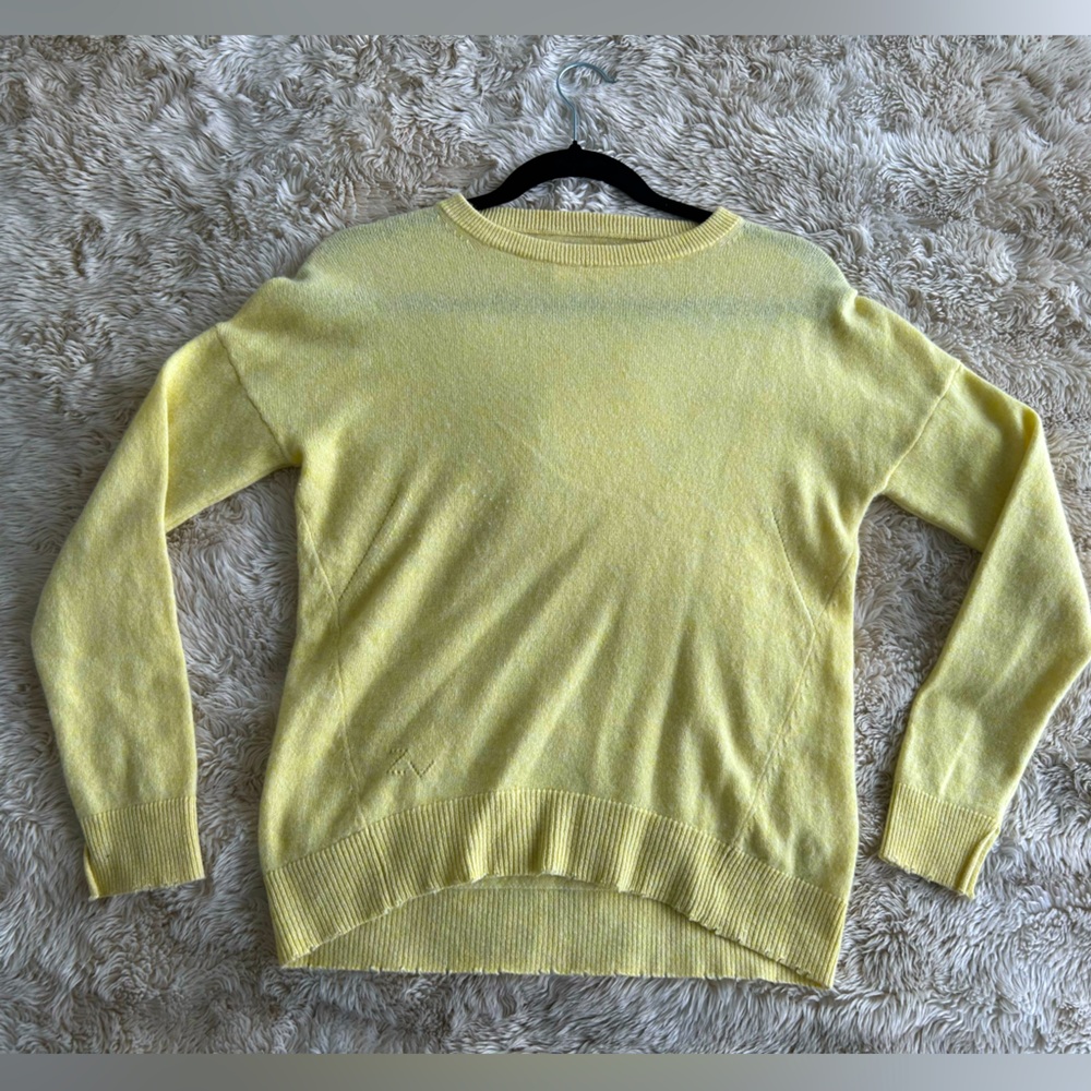 Zadig & Voltaire Yellow Crew Neck Sweater